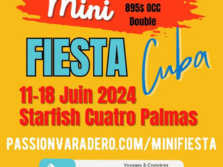 Mini Fiesta | June 11-18, 2024 | Starfish Cuatro Palmas