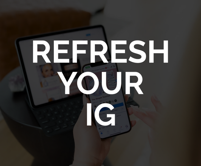 Refresh your brand, Instagram profile and content course for realtors