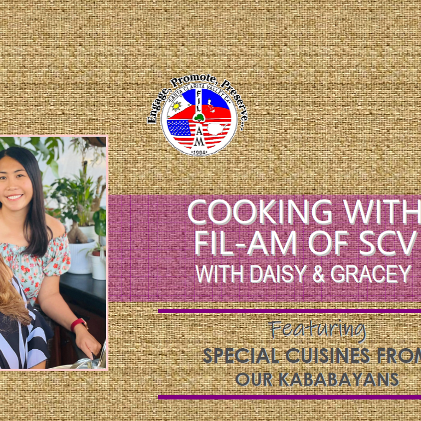 Cooking With Fil-Am of SCV with Daisy & Gracey