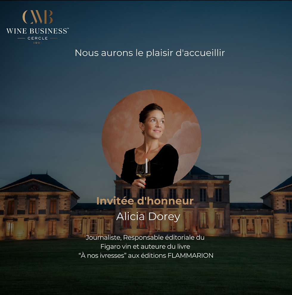 Prochaine soirée du Cercle Wine Business Bordeaux