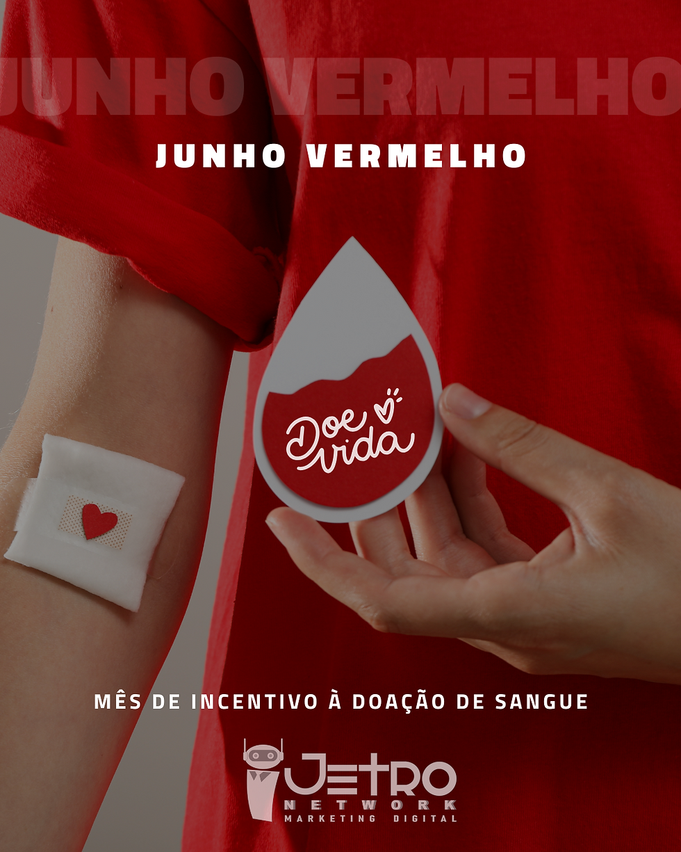 doação de sangue campanha junho vermelho