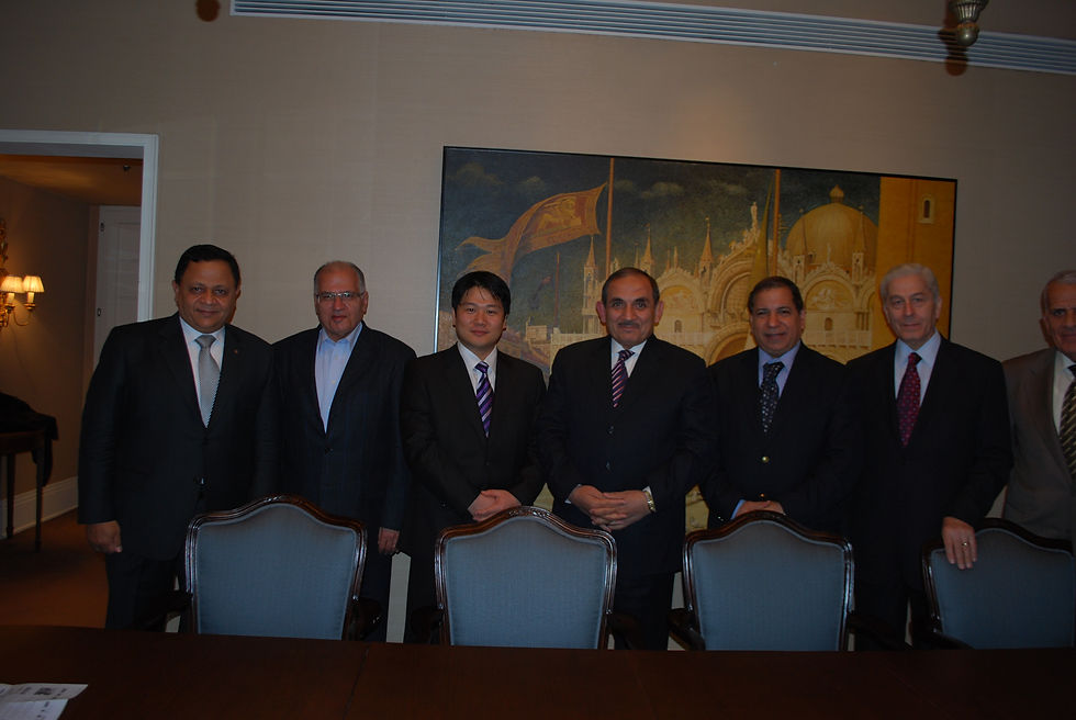 Minister of Military Production of Egypt, Mr. Ihab Tahoon, Mr. Henry Kihwan Kim