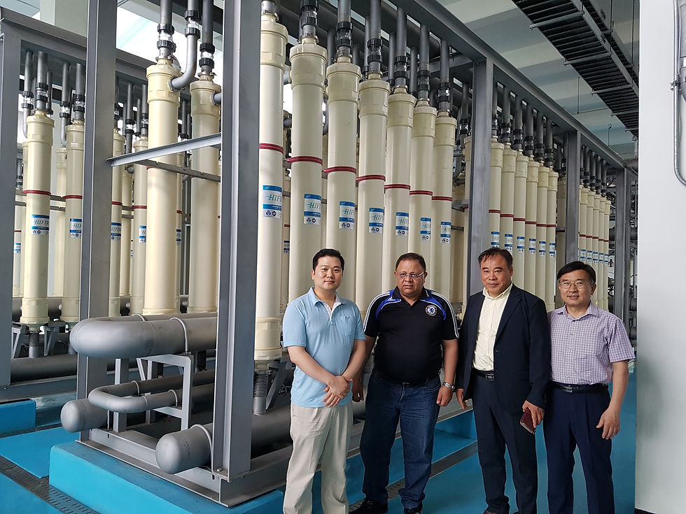 Water Purification facility, Mr. Lukas Oh, Mr. Ihab Tahoon