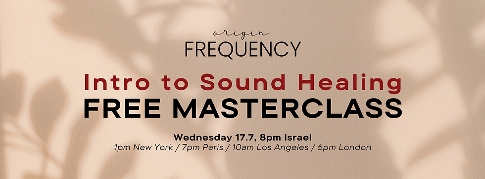 Intro to Sound Healing Free Masterclass