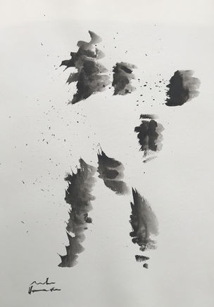 pintura em guache, de Nalu Fernandes Hamada, papel FineArt, Museum Quality