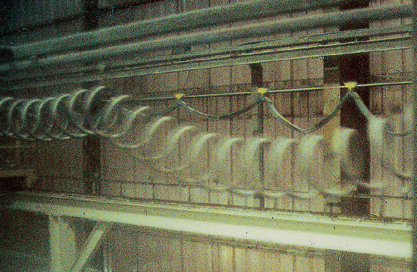 Миниатюра: Chariot double sur filin porteur pour câbles plats