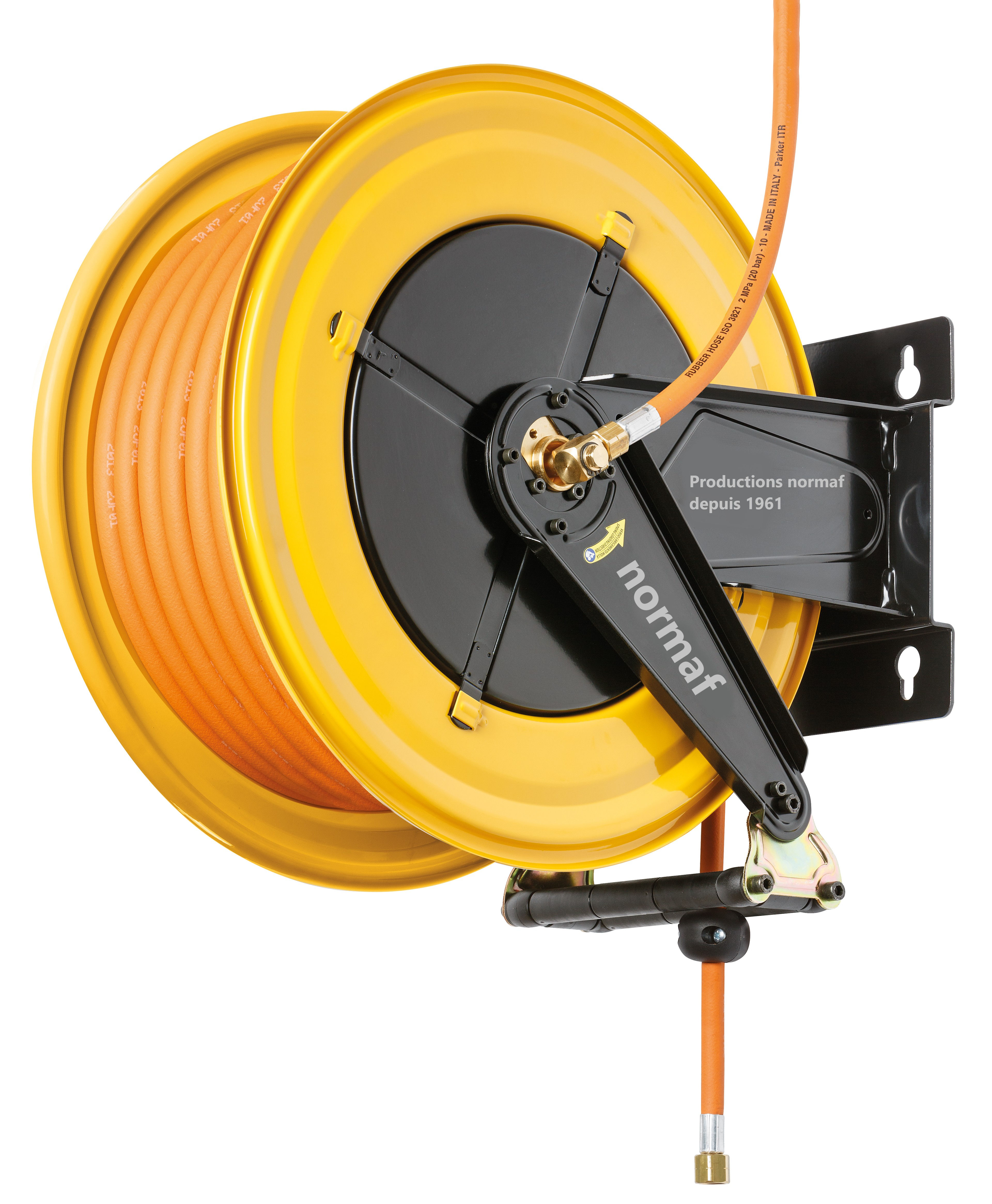 enrouleur tuyau propane