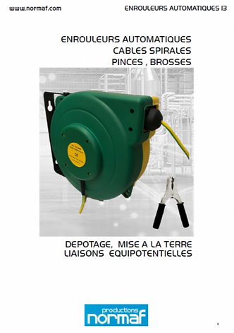 enrouleur atex de mise à la terre