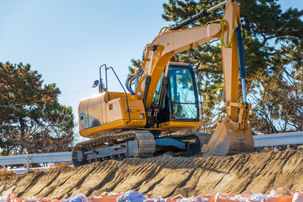 Cordon chauffant pour équipement de construction 
