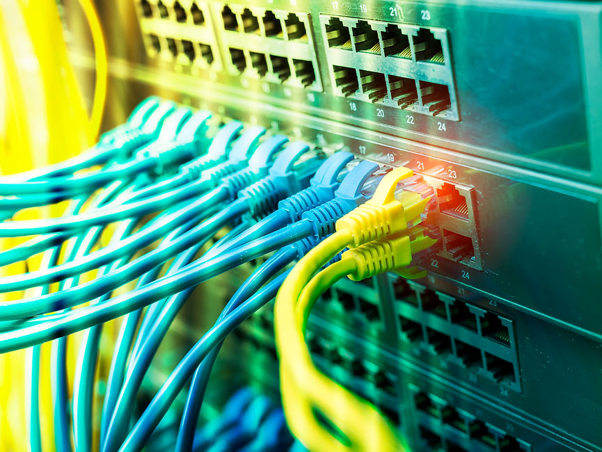 Câble spiralé avec prise RJ45