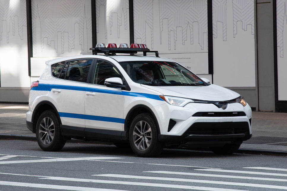 enrouleur de signalisation pour les interventions policières