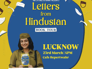 Letters from Hindustan Tour Arrives in Lucknow – An Evening of Stories, Art, and Emotion with Kopal Khanna