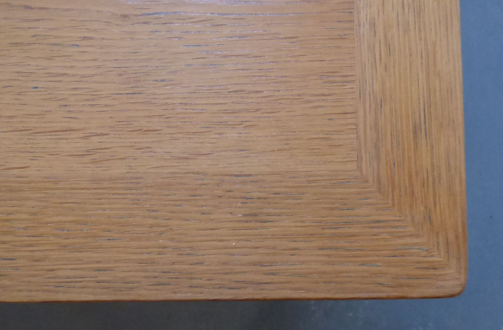 Thumbnail: Large extending oak dining table by Kaj Winding