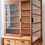 Thumbnail: Large vintage oak school lab cabinet