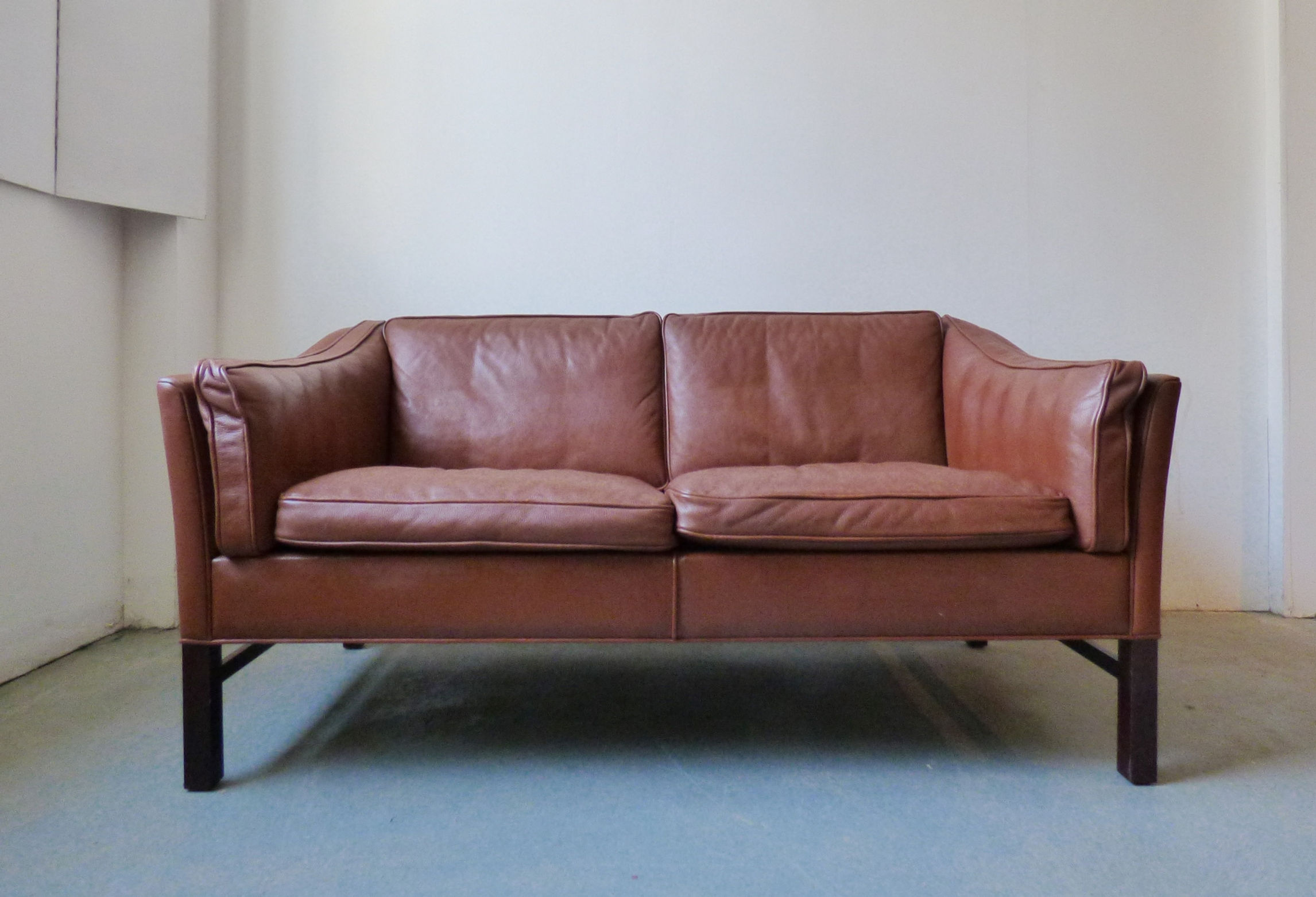 Vintage Danish 2 seater brown sofa -  Grant Møbelfabrik