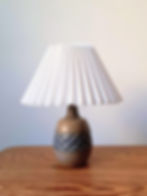 Mid-century Danish Ceramic Table Lamp by Søholm