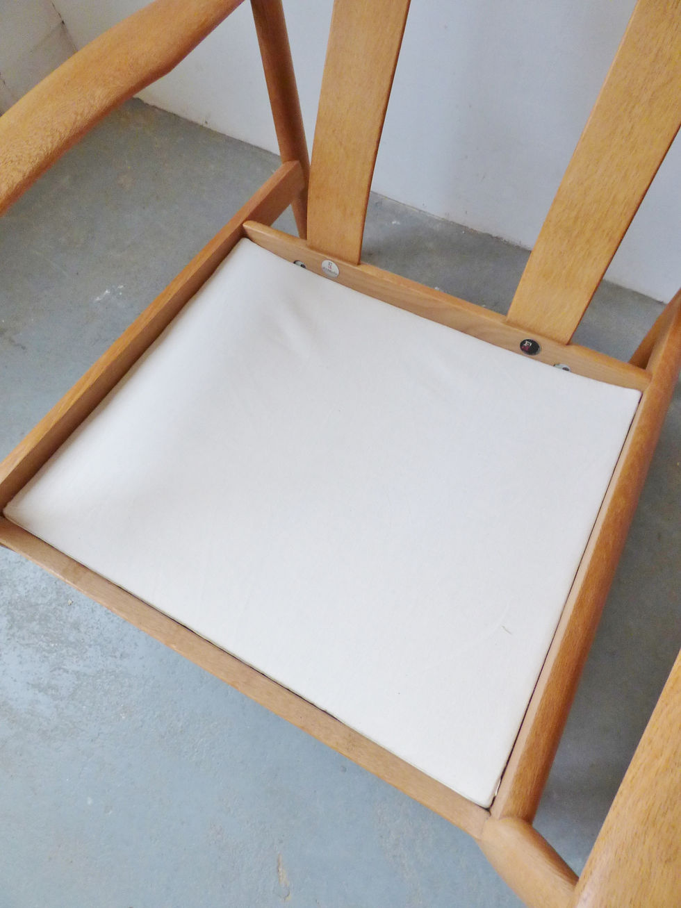 Thumbnail: Mid-century oak lounge chair by Grete Jalk