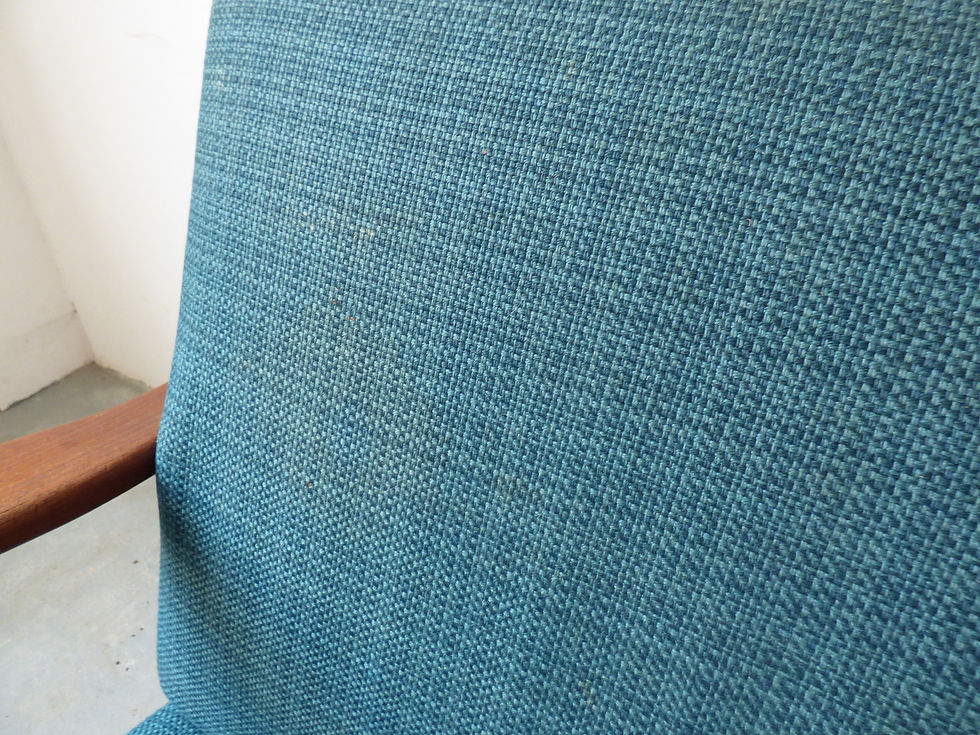 Thumbnail: 1950s Danish oak and teak lounge chair