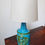 Thumbnail: Large turquoise table lamp by Søholm