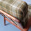 Thumbnail: Mid-century Danish Lounge Chair with Check Cushions