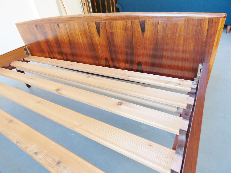 Thumbnail: Mid-century Danish rosewood bed