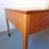 Thumbnail: Large Danish teak and beech writing table desk 1950s