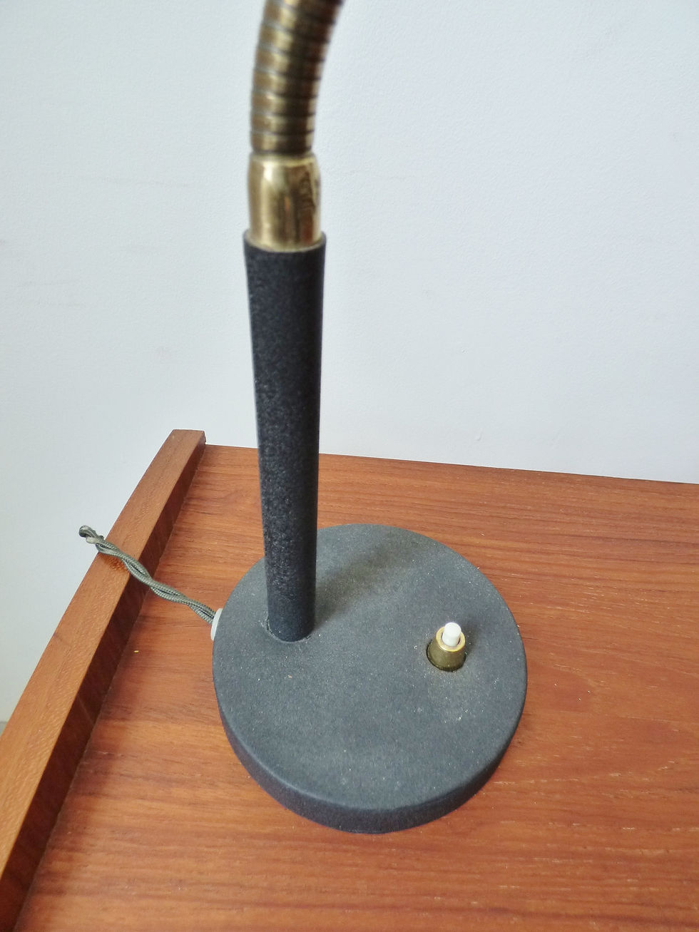 Thumbnail: Mid-century Danish brass desk lamp