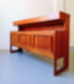 British Forfar double sideboard highboard by McIntosh