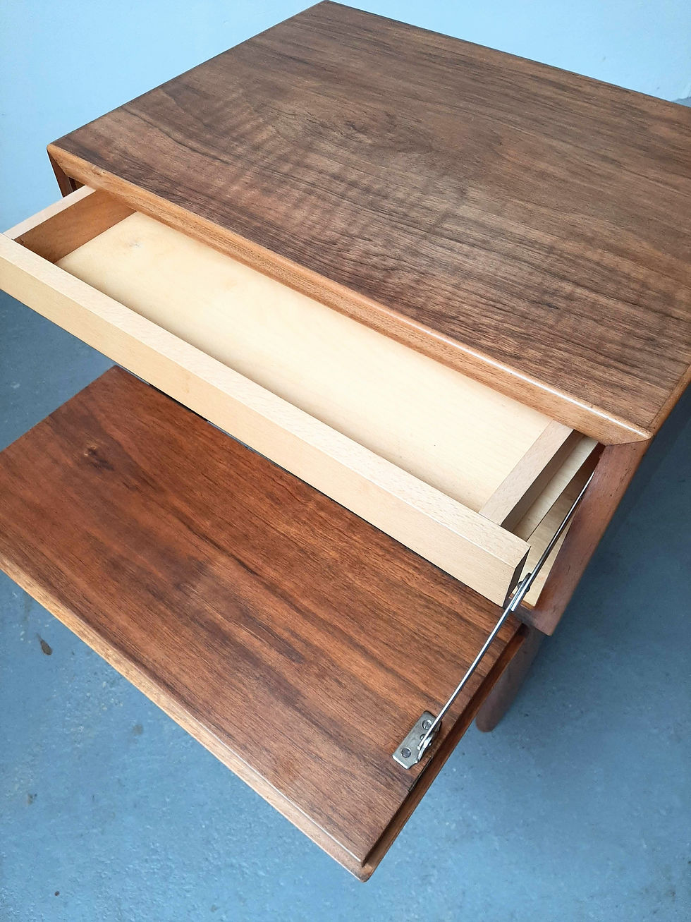 Thumbnail: VIntage Scandinavian bedside table