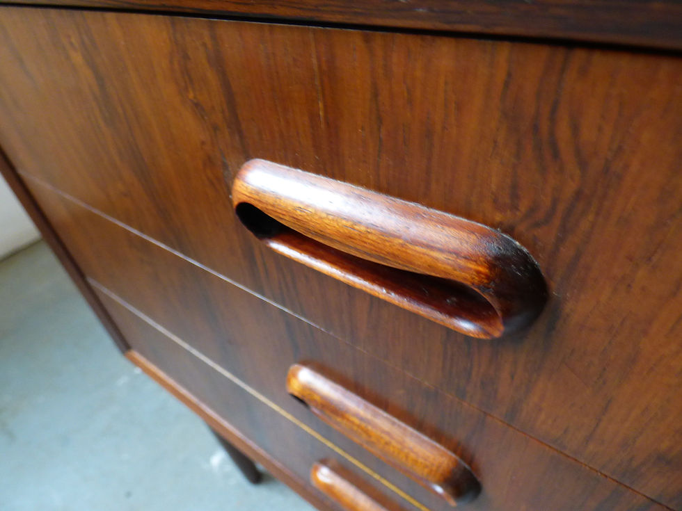 Thumbnail: Small Danish rosewood chest