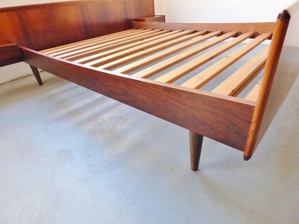 Thumbnail: Mid-century Danish rosewood bed