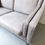 Thumbnail: Danish light grey leather sofa