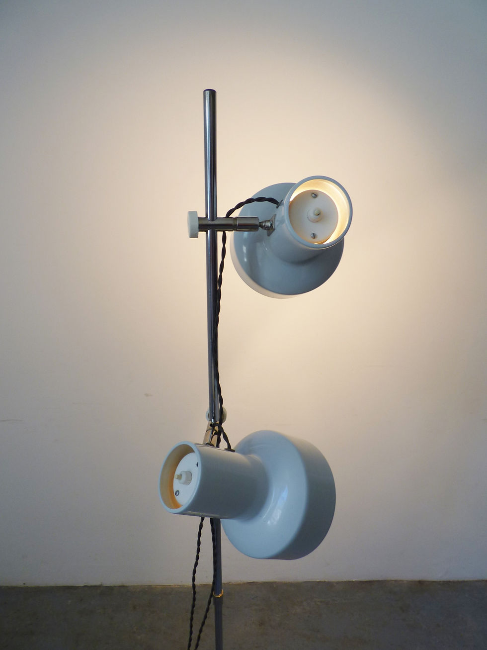 Thumbnail: 1970s Danish white standard lamp