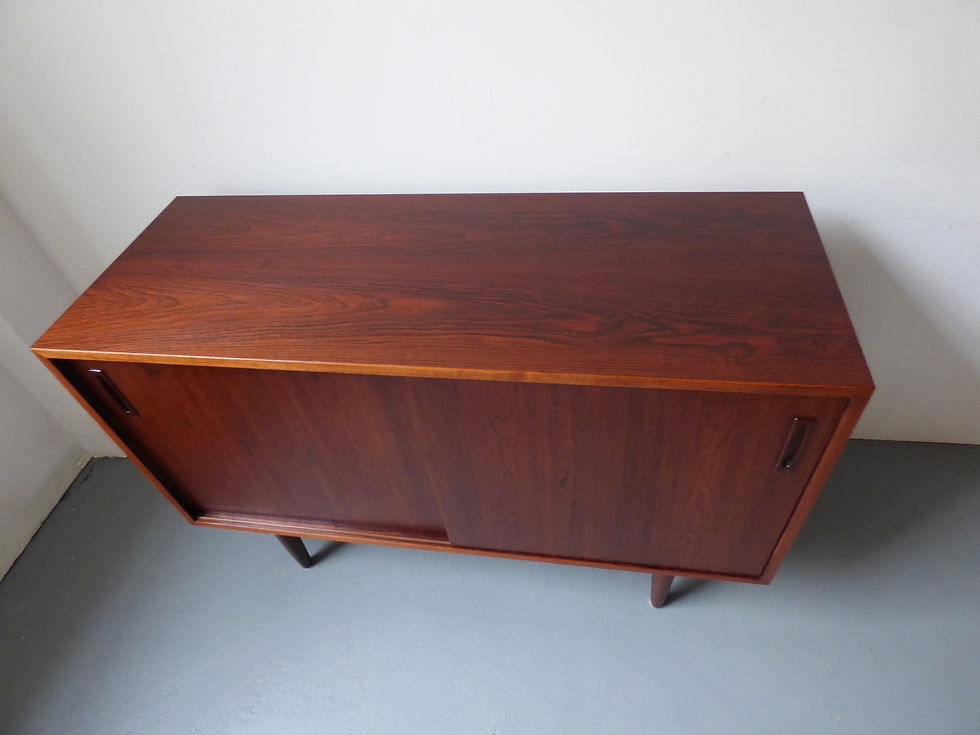 Thumbnail: Mid-century Danish sideboard with sliding doors