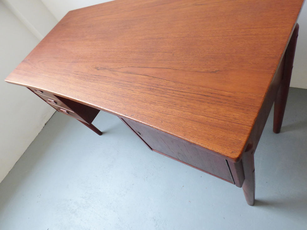 Thumbnail: Small Danish teak desk
