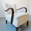 Thumbnail: 1930s Danish deco armchair with boucle upholstery