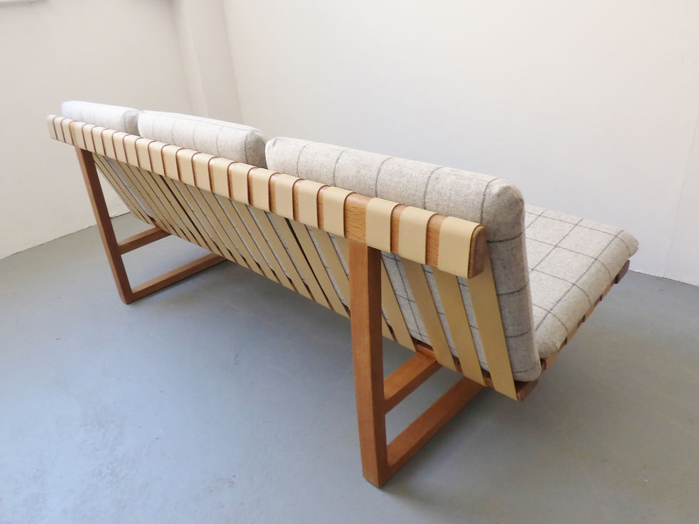Thumbnail: 1950s oak sofa/bench model 211 by Børge Mogensen