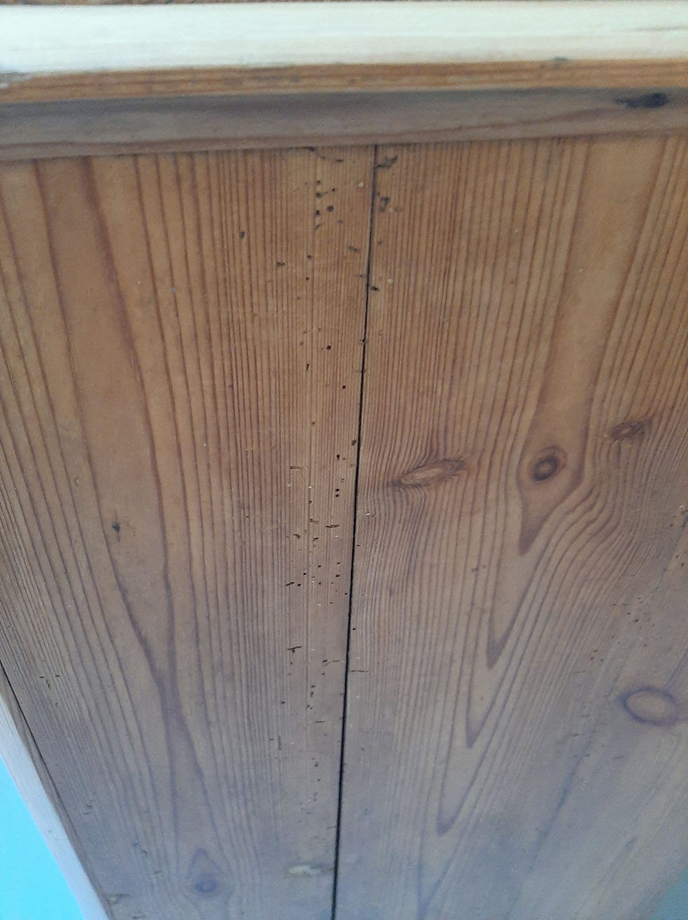 Thumbnail: Antique Danish pine chest of drawers