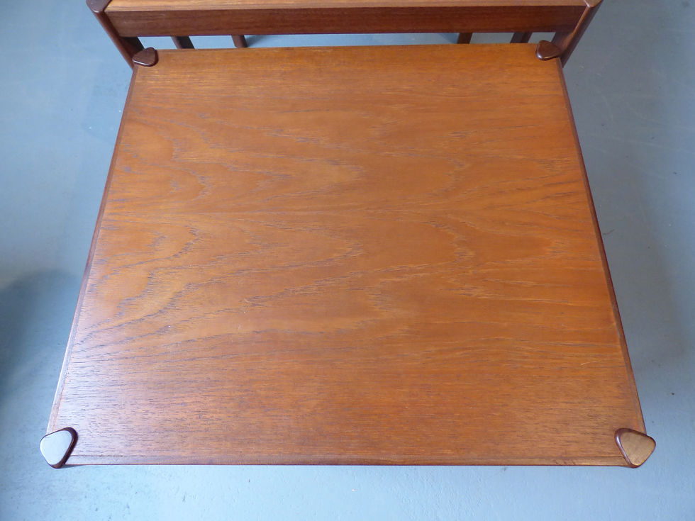Thumbnail: Mid-century Danish teak nest of tables