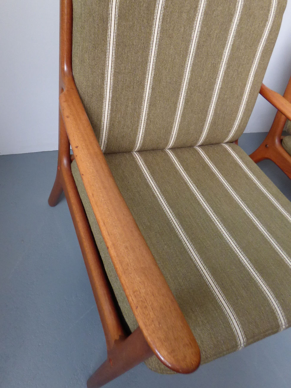 Thumbnail: Mid-century Danish lounge chairs model PJ112 by Ole Wanscher