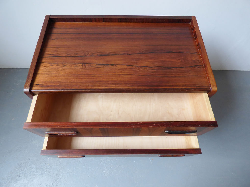 Thumbnail: Mid-century Danish rosewood hall chest