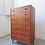 Thumbnail: Mid-century Danish teak tallboy with 7 drawers by Westergaard