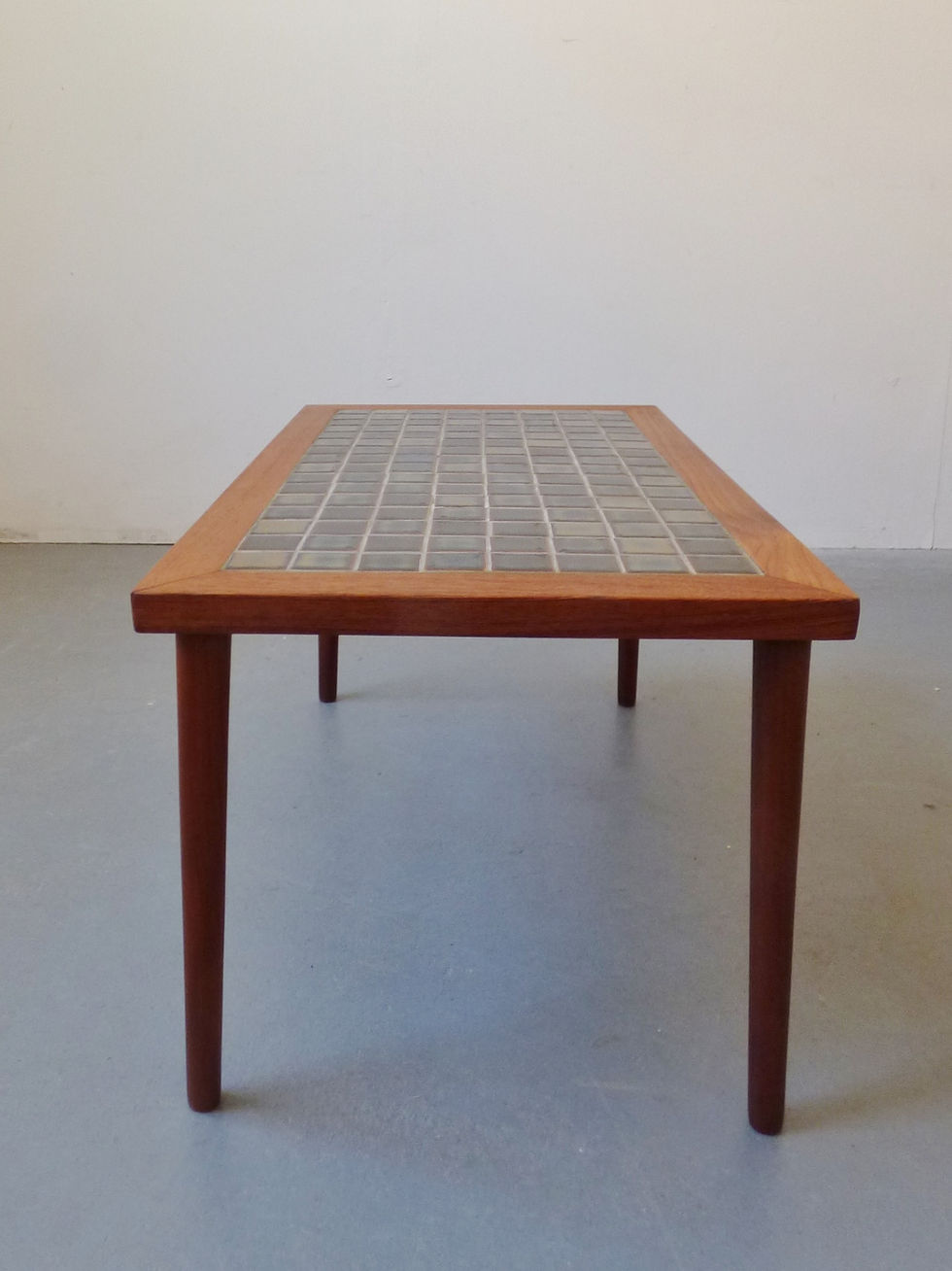 Small 1960s Danish tile coffee table