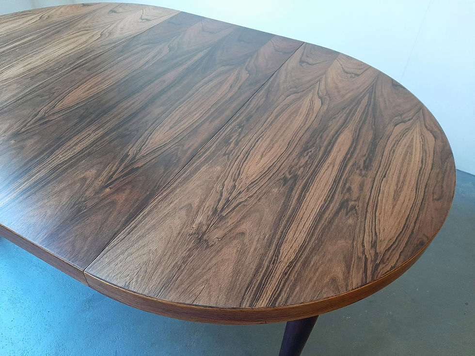 Thumbnail: Mid-century Danish round rosewood dining table