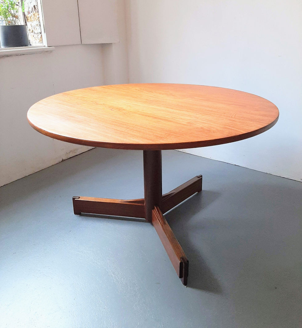 Mid-century teak dining table  -  Robert Heritage Archie Shine