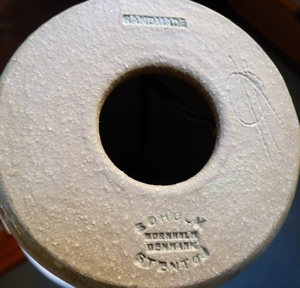 Thumbnail: 1960s ceramic table lamp by Søholm