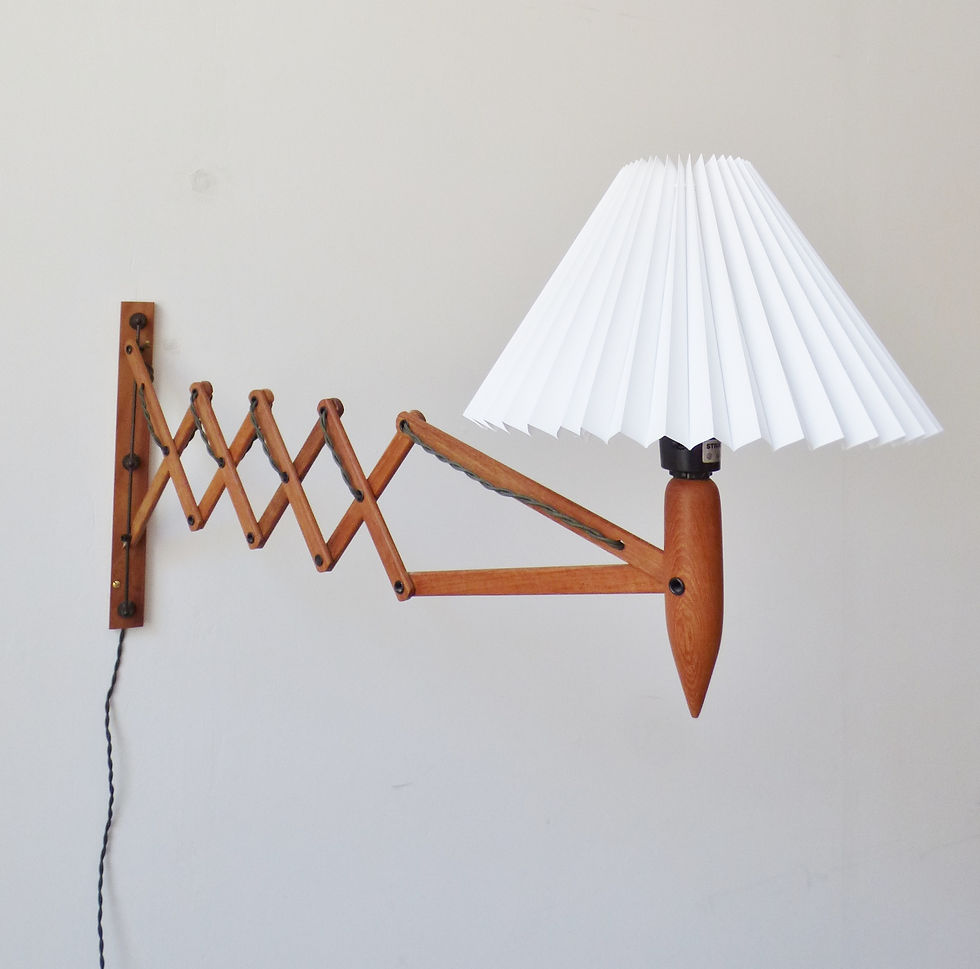 Mid-century scissor lamp