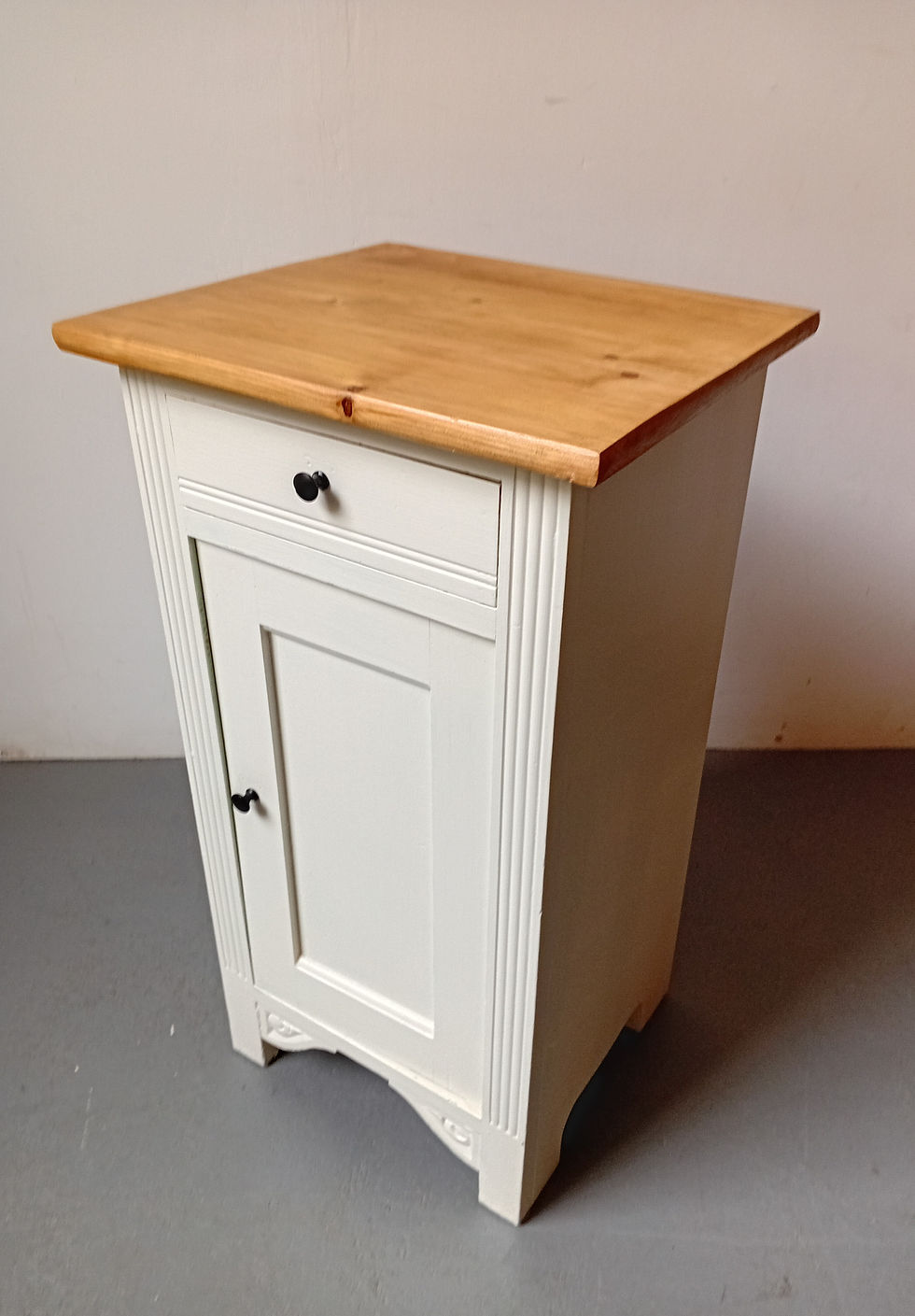 Thumbnail: Vintage Painted Bedside Cabinet