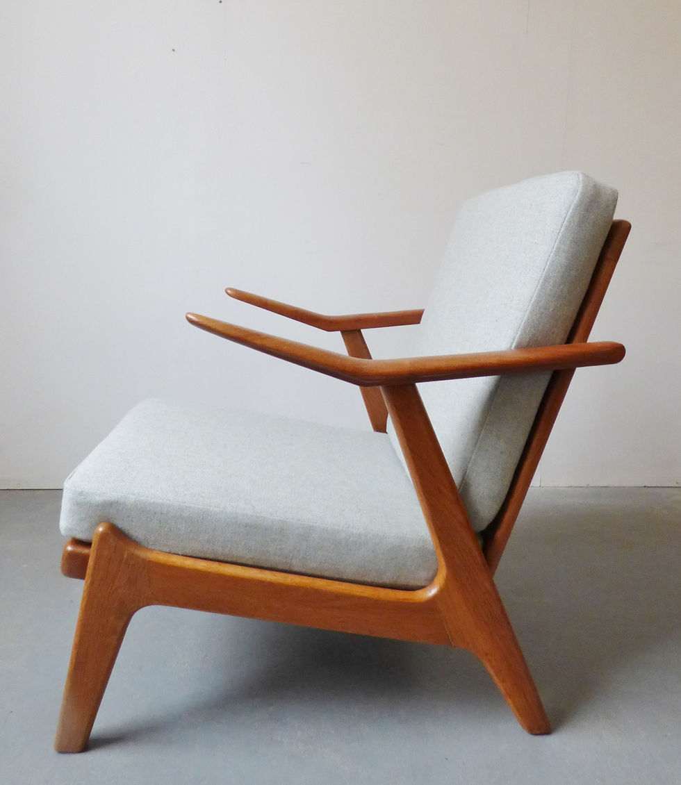 Thumbnail: 1950s oak lounge chair by H Brockman Petersen
