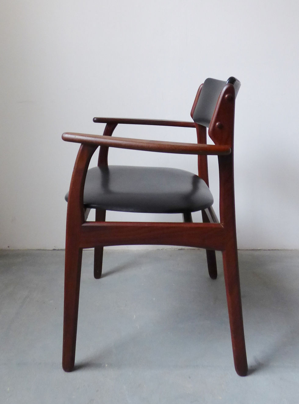 Thumbnail: 1950s teak desk chair by Erik Buch